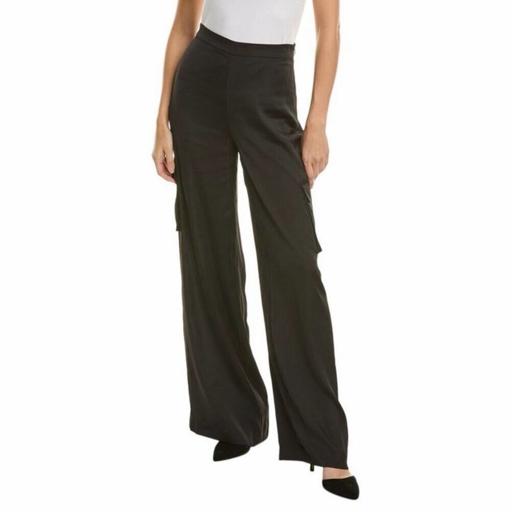 Ramy Brook Women's Janice Cargo Pants - Black - 4 - New with tags